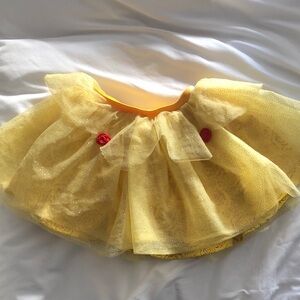 Disney Princess Yellow Cotton Blend Fabric
